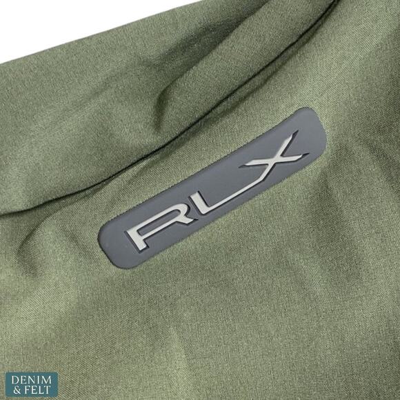 NEW RLX Ralph Lauren Green Lightweight Stretch Windbreaker Jacket Men’s XXL - Picture 8 of 13